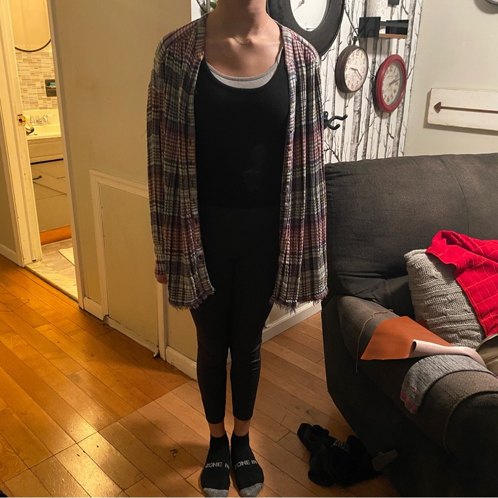 Free people flannel shirt/jacket